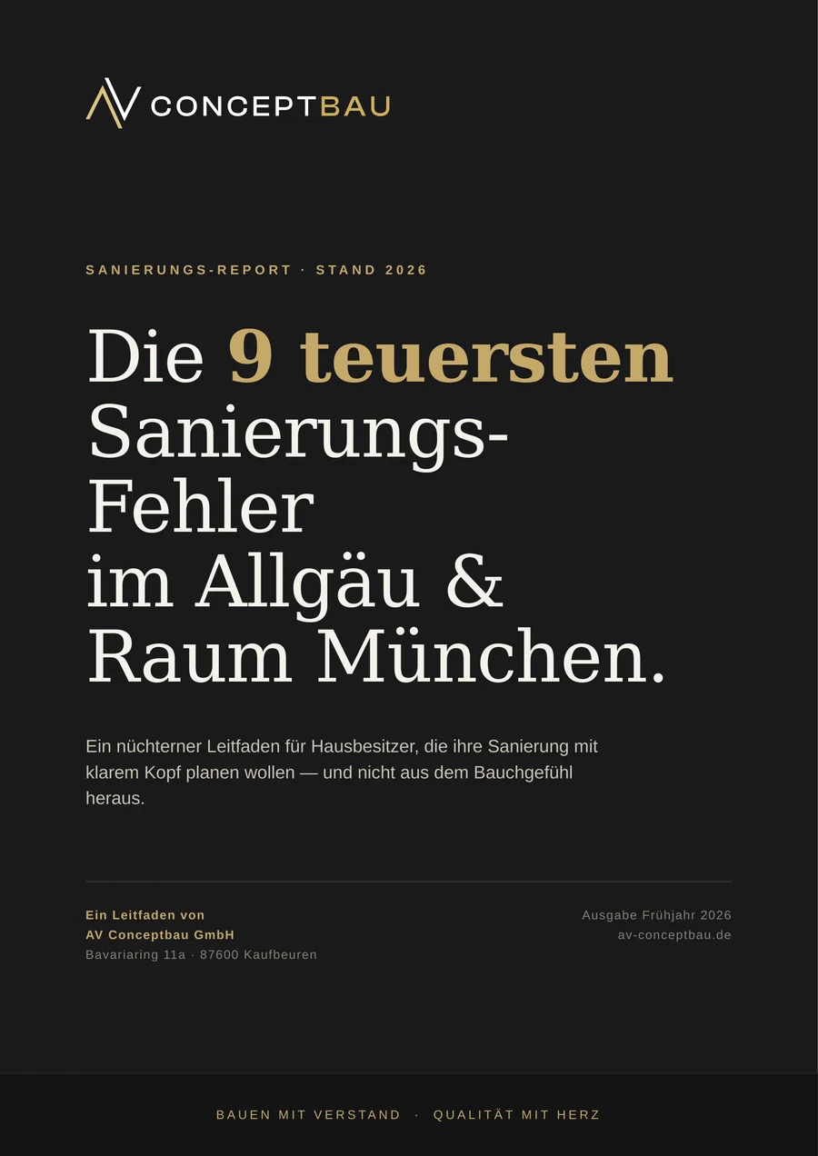 Cover des Sanierungs-Fehler-Reports 2026